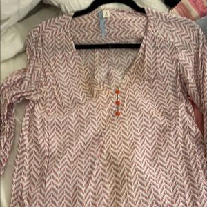 Anthropologie printed tunic